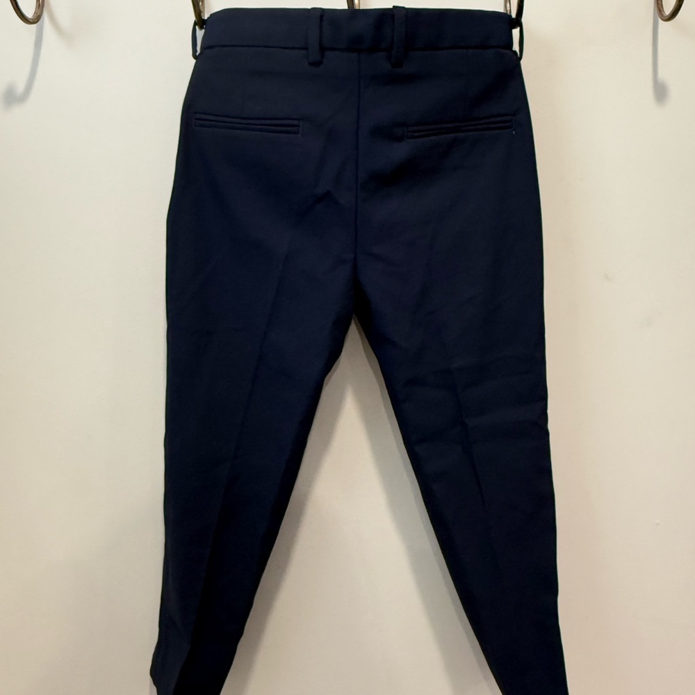 Boys Zara Classic White Button-Down Shirt with Navy Trousers - Picture 9 of 9
